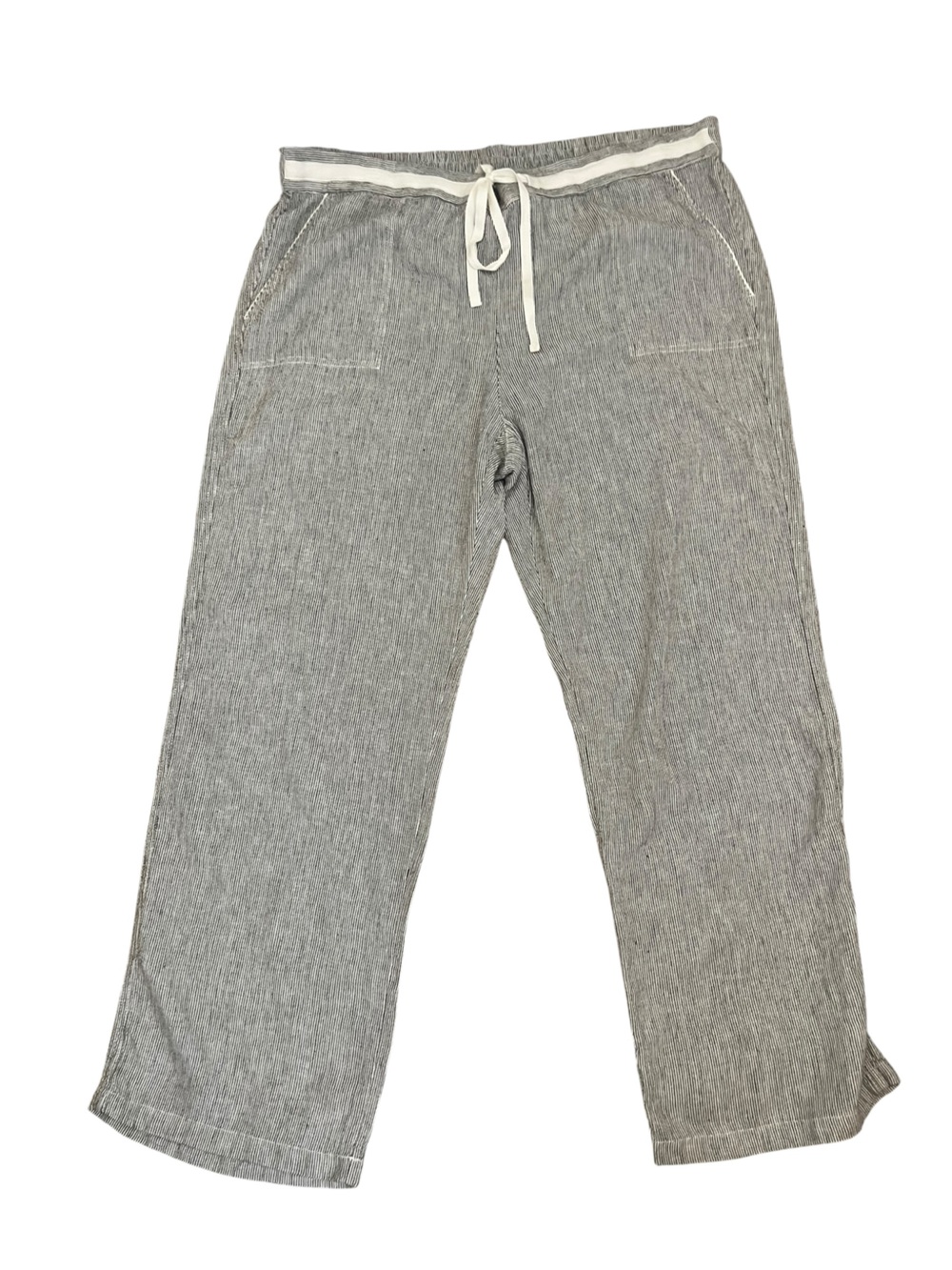 Caslon Gray Drawstring Straight Leg Lounge Pants Women’s Plus Size 1X